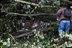 Orkan Ciaran uderza w Europę