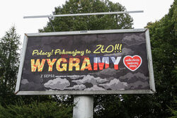 Billboard WOŚP "Wygramy z sepsą"