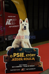 PKP promuje film "O psie, który jeździł koleją"