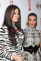 Siostry Kardashian na imprezie Spin Crowd