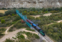 Zabytkowa linia kolejowa w Arganda del Rey