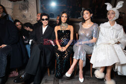 Znani na pokazach Haute-Couture wiosna 2024 w Paryżu