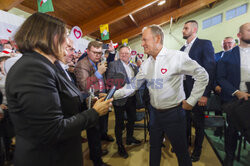 Donald Tusk w Morągu