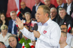 Donald Tusk w Morągu
