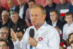 Donald Tusk w Morągu