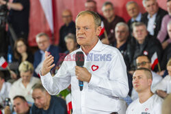 Donald Tusk w Morągu