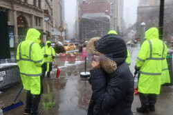Atak zimy w Nowym Jorku