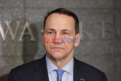 Konferencja ministra Sikorskiego po powrocie z USA