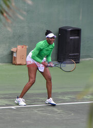 Venus Williams trenuje w Portoryko