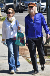 Bob Geldof z żoną na spacerze