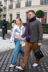 David Beckham z córką w Paryżu