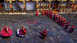Rytualny taniec mnichów