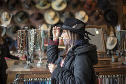 Sklep z kowbojskimi kapeluszami w Aspen