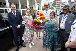 Księżniczka Wiktoria z wizytą w Bangladeszu