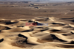 Pustynny krajobraz wokół irańskiego Jazdu