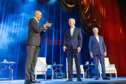 Clinton, Obama i Biden podczas zbiórki pieniędzy na kampanię