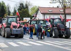 Protest rolników w Łodzi