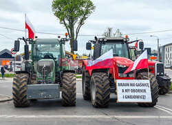 Protest rolników w Łodzi