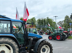 Protest rolników w Łodzi