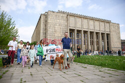Psiemarsz z Łukaszem Gibałą w Krakowie