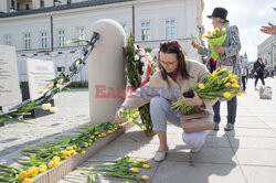 Tulipany dla Marii Kaczynskiej