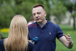 Psiemarsz z Łukaszem Gibałą w Krakowie