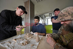Ukraińscy żołnierze wracają do zdrowia w ośrodku rehabilitacyjnym Steel Trident w Kijowie