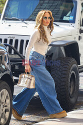 Jennifer Lopez z torebką Hermes Birkin