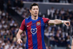 Robert Lewandowski w meczu z Realem