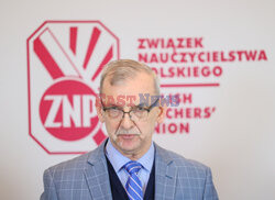 Konferencja prasowa Związku Nauczycielstwa Polskiego