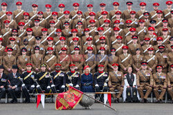Królowa Kamila odwiedziła pułk kawalerii pancernej