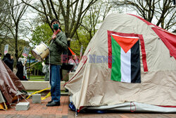 Propalestyńskie protesty na amerykańskich kampusach
