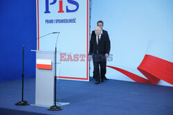 Konferencja prasowa prezesa PiS Jarosława Kaczyńskiego