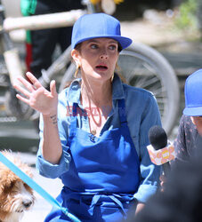Drew Barrymore kręci swój show w Central Parku