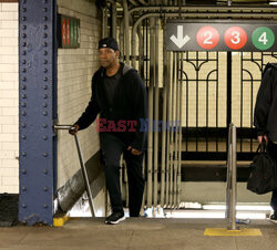 Denzel Washington kręci scenę w metrze