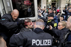 Policja zatrzymała propalestyński marsz w Berlinie
