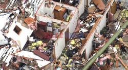 Zniszczenia spowodowane przez tornado w Oklahomie