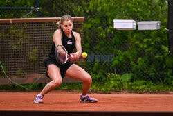 Maja Chwalinska na turnieju w Wiesbaden
