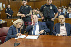 Harvey Weinstein przed sądem karnym na Manhattanie