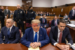 Donald Trump przed sądem karnym na Manhattanie