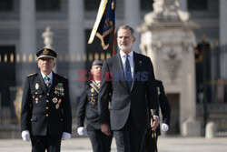 Hiszpańska para królewska na 200. rocznicy powołania Policji