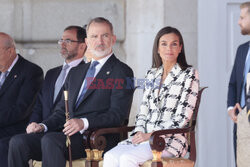 Hiszpańska para królewska na 200. rocznicy powołania Policji