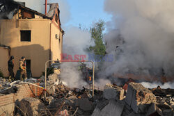 Kolejny atak Rosjan na domy cywilne w Charkowie