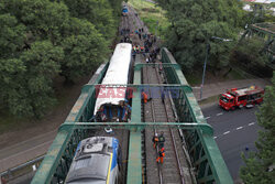Zderzenie dwóch pociągów w Buenos Aires