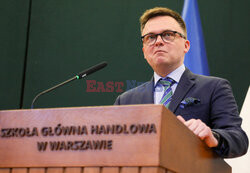 Wykład marszałka Szymona Hołowni na SGH