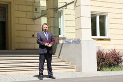 Przywitanie nowego szefa MSWiA Tomasza Siemoniaka