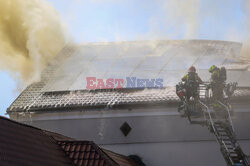 Pożar liceum w Grodzisku Mazowieckim