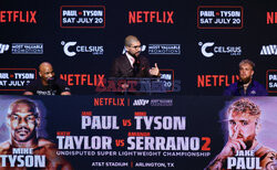 Konferencja przed walką Paul - Tyson