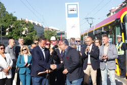 Otwarcie trasy tramwajowej na ul. Gagarina