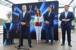 UEFA Super Cup 2024 Warsaw - konferencja prasowa